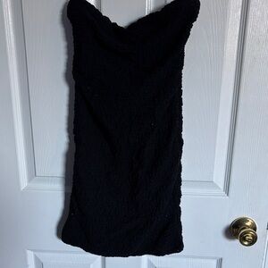 Hello Molly Black Strapless Dress